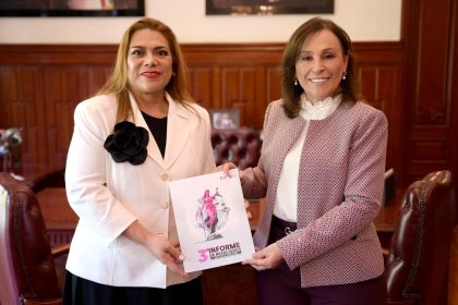 RECIBE GOBERNADORA ROCÍO NAHLE INFORME DE LABORES DEL PODER JUDICIAL