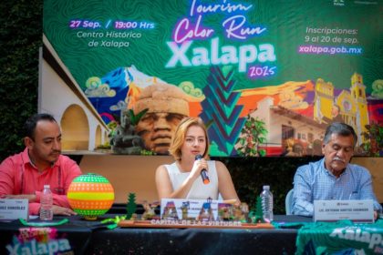 Invita Ayuntamiento a participar en la carrera Tourism Color Run Xalapa 2025