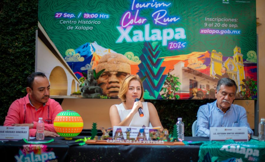 Invita Ayuntamiento a participar en la carrera Tourism Color Run Xalapa 2025