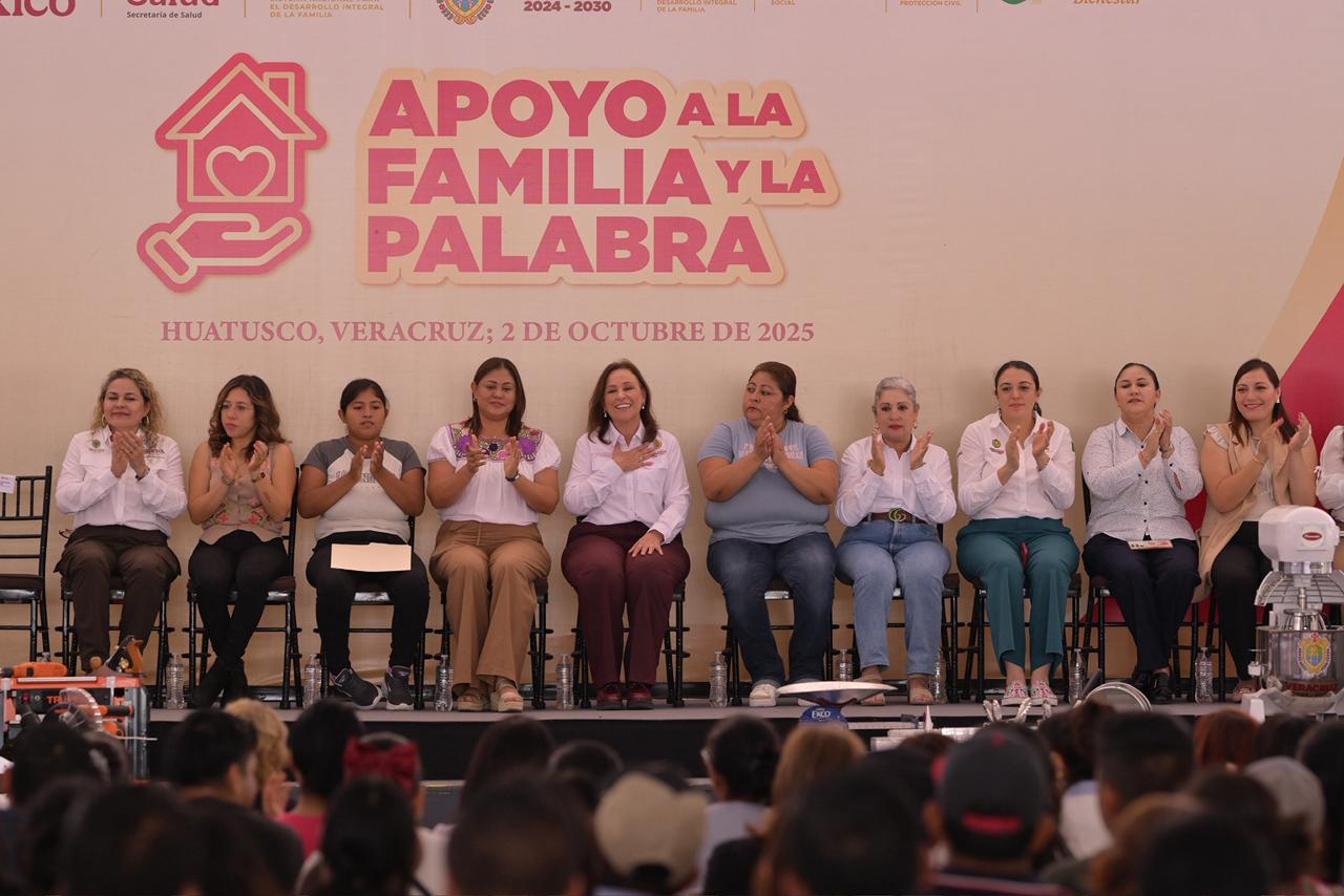El pueblo de Veracruz es muy trabajador, lo único que requiere es respaldo: Rocío Nahle
