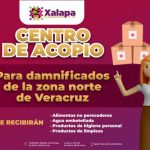 Abre Ayuntamiento de Xalapa centro de acopio para damnificados de la zona norte