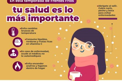 Por Frente Frío, exhorta PC Municipal a extremar medidas preventivas