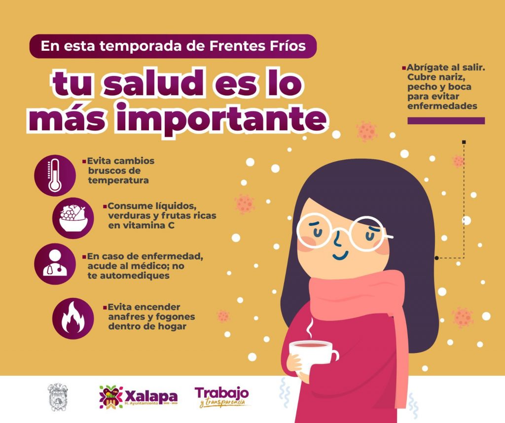 Por Frente Frío, exhorta PC Municipal a extremar medidas preventivas