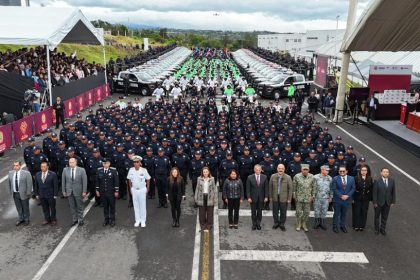 Con inversión de 200 mdp en unidades y tecnología, impulsa Gobernadora modernización de fuerza policial