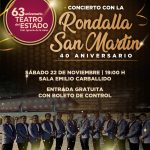 Celebra el 63° aniversario del Teatro del Estado con un concierto de la Rondalla San Martín