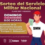 Convoca Ayuntamiento a Sorteo del Servicio Militar Nacional Clase 2007