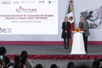 Resultados de la ENCODAT 2025 demuestran que funciona la campaña Aléjate de las drogas. El fentanilo te mata: Presidenta Claudia Sheinbaum