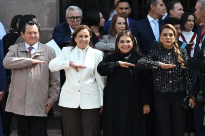 Gobernadora Rocío Nahle acompaña a la presidenta Claudia Sheinbaum en conmemoración de la Constitución