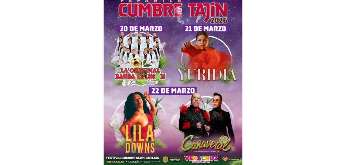 Anuncia Rocío Nahle cartelera artística que hará vibrar las noches de Cumbre Tajín