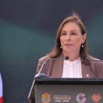 Rocío Nahle refrenda compromiso con la unidad nacional en el Día de la Bandera