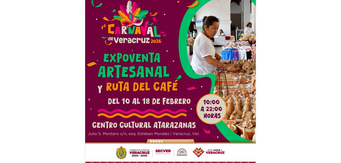 Expoventa Artesanal y Ruta del Café con motivo del Carnaval, en Atarazanas