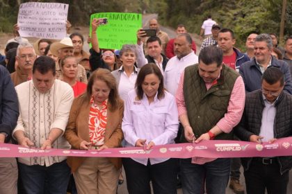 Justicia social a la Huasteca, Rocío Nahle inaugura tramo Chalma–Platón Sánchez–Tempoal