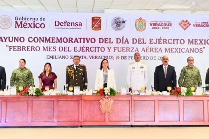 Conmemora Congreso de Veracruz el Día del Ejército Mexicano