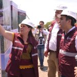 Gobernadora y titular de CONAGUA supervisan el Acueducto Coatzacoalcos