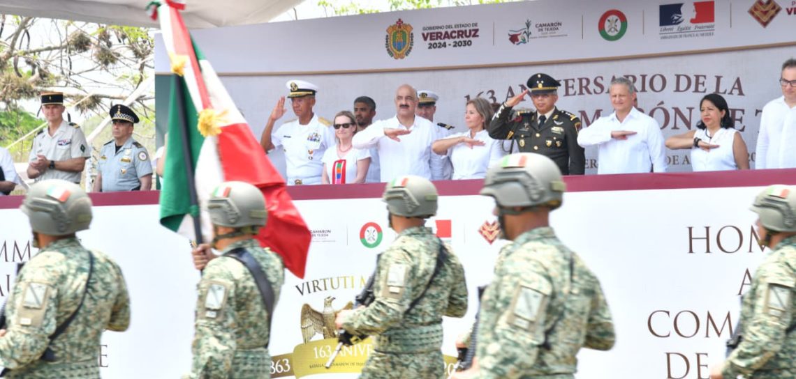 Conmemora Gobierno de Veracruz el 163 aniversario de la Batalla de Camarón
