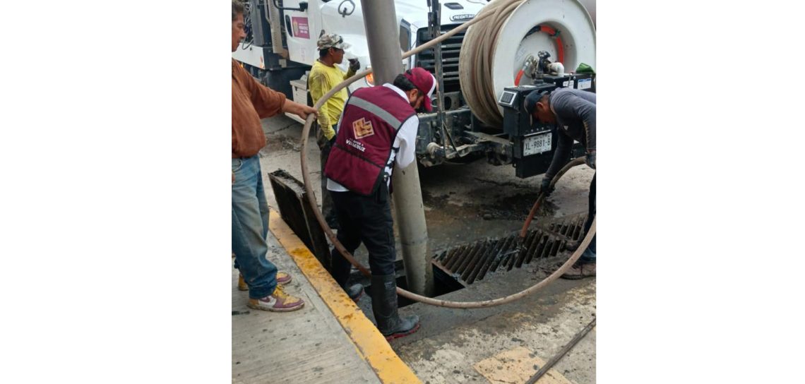 Atiende CAEV afectaciones por lluvias en infraestructura pluvial y sanitaria en Álamo