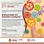 Este viernes, abre SECVER inscripciones para el Diplomado en Gestión Cultural 2026