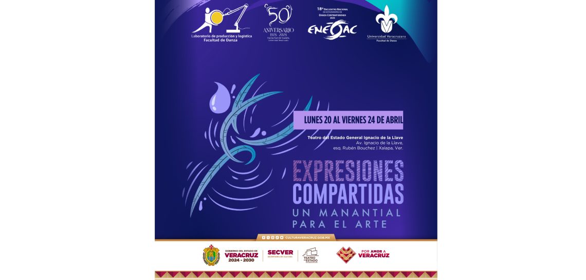 Invita la SECVER al Encuentro Nacional de Estudiantes de Danza Contemporánea