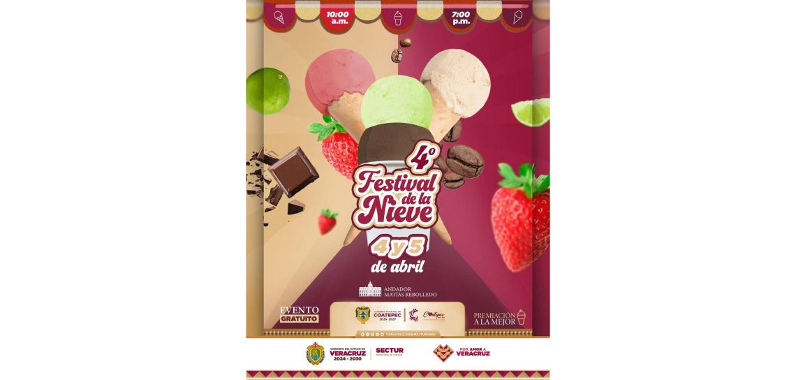 Coatepec vive la Semana Santa con la Feria de la Nieve y el Festival de la Orquídea