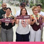 Aquí están sus impuestos: Rocío Nahle entrega carretera Papantla–Espinal