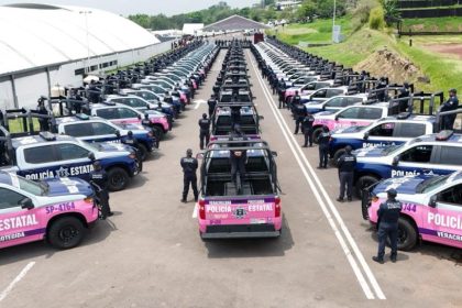 Con inversión de 451 mdp, Veracruz supera las 400 nuevas unidades para seguridad: Gobernadora