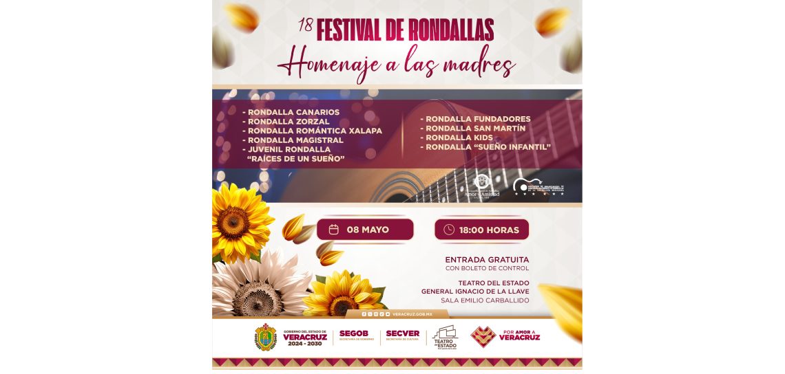 Concierto especial de rondallas para celebrar el Día de las Madres