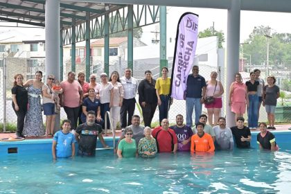 Inaugura DIF Tampico carril para rehabilitación física en la Alberca de Puertas Coloradas