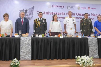 Reconoce Rocío Nahle a la Guardia Nacional por siete años de servicio a Veracruz
