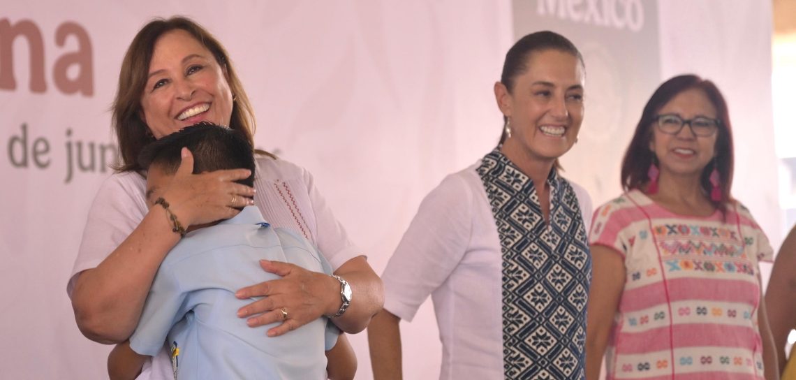 Que ningún niño ni niña se quede sin ir a la escuela: Rocío Nahle respalda entrega de becas Rita Cetina