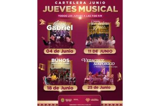 Jueves Musical llena de melodías y cultura la Plaza Lerdo
