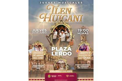 Jueves Musicales celebra el Festival del Arpa con Tlen Huicani