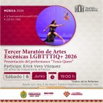 Tercer Maratón de Artes Escénicas LGBTTTIQ+ en el Teatro Reforma
