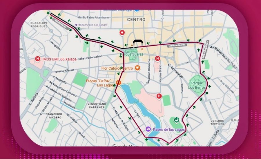 El próximo domingo, reconocimiento de la ruta para la Primera Carrera Atlética “Por el bien de Xalapa”