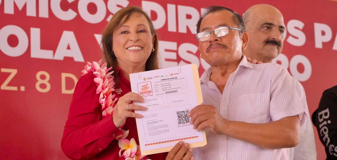 Gobernadora regresa a Minatitlán; pescadores reciben apoyo estatal adicional a Bienpesca