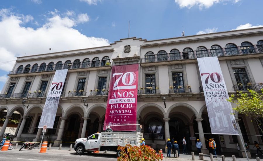 Palacio Municipal de Xalapa celebra 70 años de historia, memoria y transformación