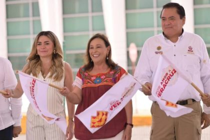 Rocío Nahle da el banderazo de inicio de la ampliación del World Trade Center Veracruz