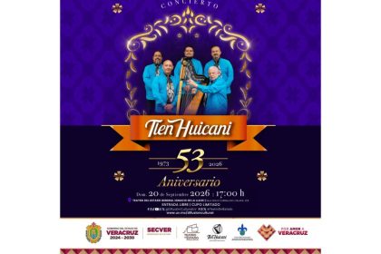Celebra SECVER el 53.º aniversario de Tlen Huicani en el Teatro del Estado