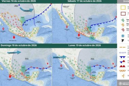 Mantiene Veracruz Alerta Gris por lluvias intensas y evento de Norte: SPC