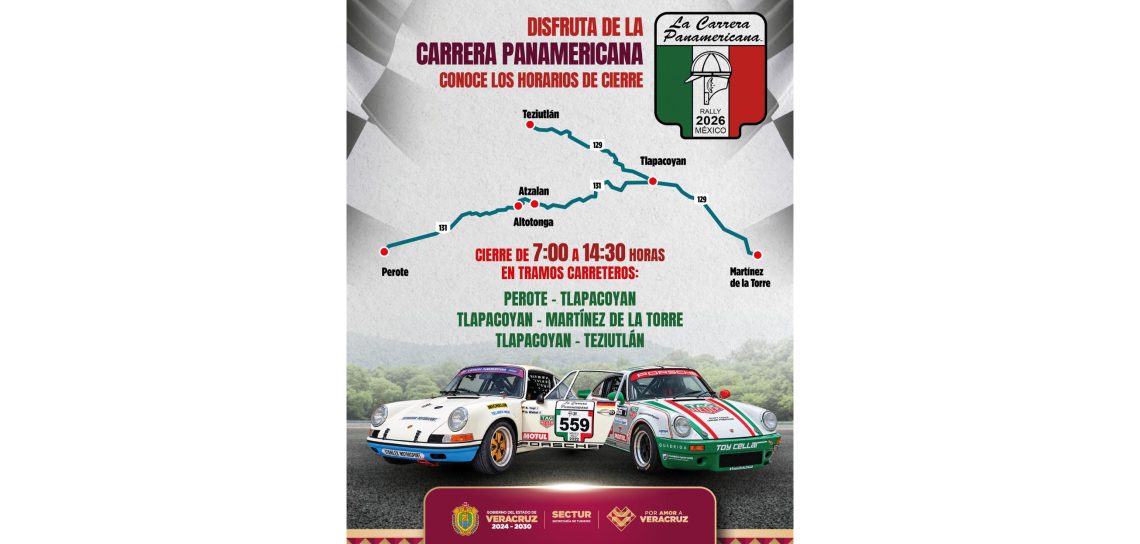 Disfruta la Carrera Panamericana: conoce los horarios de cierre vial y planea tu visita