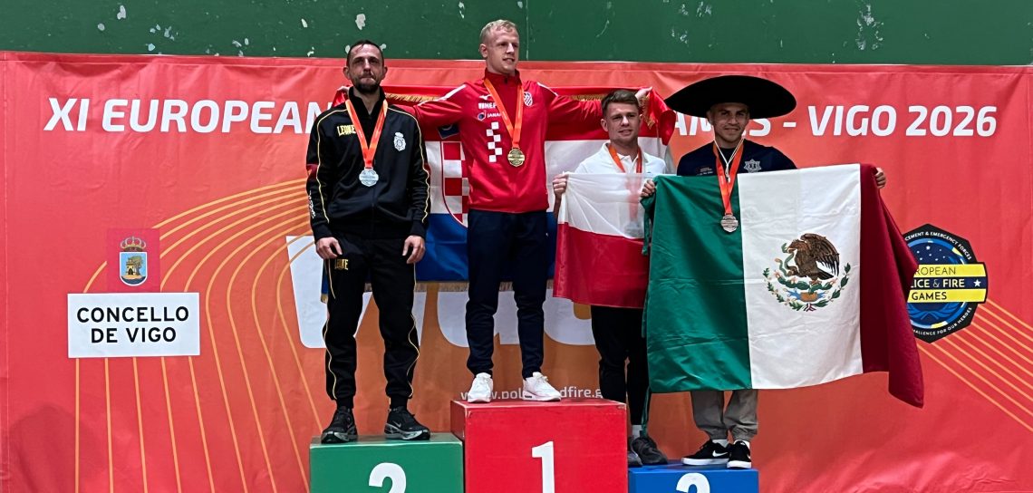 Elementos de la SSP obtienen medallas de oro, plata y bronce en los Juegos Europeos de Policías y Bomberos