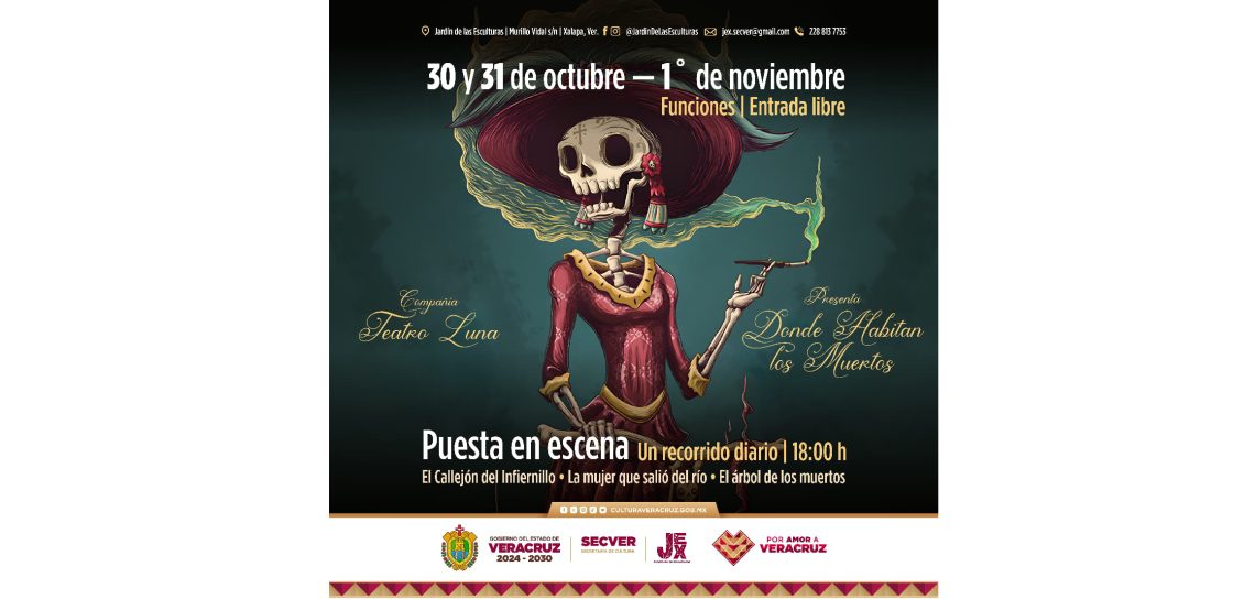 Celebra el Día de Muertos en el Jardín de las Esculturas