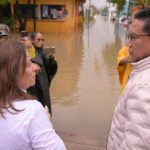 Llama Rocío Nahle a familias de Coatzacoalcos y Nanchital a resguardarse en refugios temporales